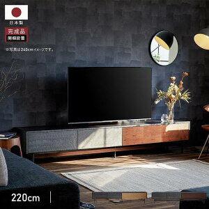 【ふるさと納税】Alvin アルヴィン 220cm AVローボード <全2色> 【モーブル】【大川家具】 | 収納 インテリア ファニチャー 人気 おすすめ 送料無料