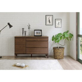 【ふるさと納税】大川家具 幅120cm サイドボード ウォールナット/レッドオーク -leo-レオ | インテリア ファニチャー 人気 おすすめ 送料無料