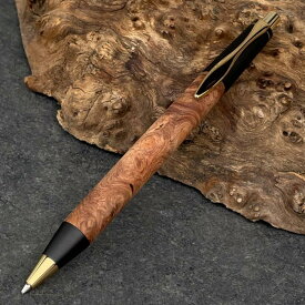 【ふるさと納税】花梨瘤杢 / 2つの内部機構を持つ新感覚の木軸ペン / SINPEN【MP&BP】ゴールド金具 / MUKU屋 | 文具 文房具 シャーペン シャープペンシル ボールペン ペン