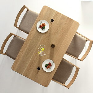 【ふるさと納税】ダイニングテーブル PICO-ho 150×85×70cm ホワイトオーク WAプラス 大川市  | 家具 ファニチャー 人気 おすすめ 送料無料
