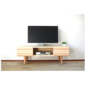 【ふるさと納税】【撫でたくなる国産杉のすべすべテレビ台】NADEテレビボード 130 国産杉 | 家具 インテリア おしゃれ 北欧 アンティーク 大川家具 大川 木製 日本製 ローボード テレビラック テレビ台 TVラック TVボード TV台 収納 隠す 幅 高さ45cm 木目調 無垢 脚付き