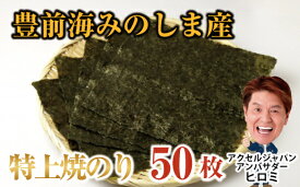 【ふるさと納税】豊前海みのしま産特上焼きのり10枚入×5袋_AN-003