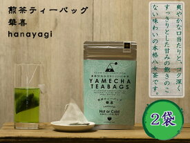 【ふるさと納税】【八女茶】原田茶園 煎茶ティーバッグ　華喜　2袋（4g×16包）_CE-075