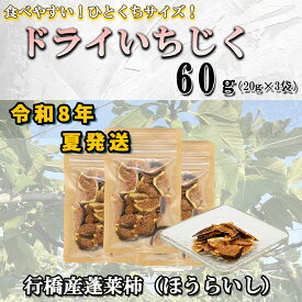 【ふるさと納税】【予約・令和8年夏発送】乾燥蓬莱いちじく60g（20g×3袋）_AO-021
