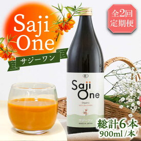 【ふるさと納税】【全2回定期便】3か月おきにお届け サジー ジュース！SajiOneオーガニック 3本 《豊前市》【ハウスボトラーズ】[VAX050] 93000 93000円