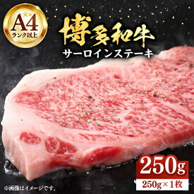 【ふるさと納税】博多和牛サーロインステーキ 250g（250g×1枚）【株式会社Meat Plus】《豊前市》肉 焼肉 ステーキ お土産 冷凍 [VBB009] 12000 12000円