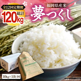 【ふるさと納税】【全12回定期便】【R8年産】新米 福岡県産 夢つくし 10kg ×1袋《豊前市》【湯越農園】[VBC007] 令和8年 先行予約 米 お米 精米 白米 ブランド米 国産 ごはん ご飯 単一原料米 こめ コスパ おすすめ ゆめつくし 10キロ 定期便 12回