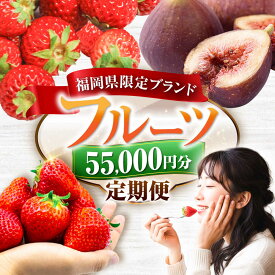 【ふるさと納税】【全4回定期便】フルーツ定期便 5万5千円コース (あまおう3種＆いちじく) 《豊前市》【豊前市定期便】[VZZ016] 果物 フルーツ おやつ 定期便 あまおう 無花果 いちじく いちご 苺 贈り物 ギフト