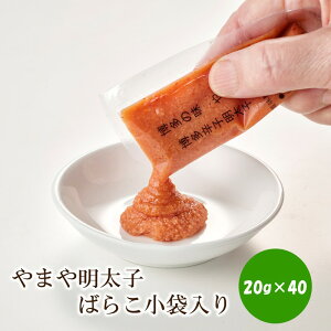 【ふるさと納税】やまや明太子ばらこ小袋入り(20g×40)【033-0037】