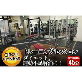 【ふるさと納税】プロに習う！パーソナルトレーニングセッション (45分) 健康 トレーニング ダイエット ※配送不可：離島