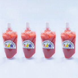 【ふるさと納税】【2026年4月以降順次発送】福岡産濃厚あまおうフルーツソース280g×4袋(大野城市)【配送不可地域：離島】【1286238】