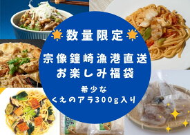 【ふるさと納税】【数量限定】鐘崎漁港直送 希少なくえのアラ300g付! お楽しみ福袋【宗像漁協】_HA1953