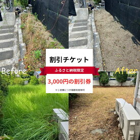 【ふるさと納税】宗像市 清掃 掃除代行 3,000円割引チケット【株式会社T-challenge】_HA1713 送料無料草刈り 剪定 お墓 窓拭き 家事代行