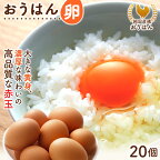 純国産鶏の卵 おうはん卵 20個入り 卵 生卵 たまご タマゴ 玉子 赤玉 青柳たまご 福岡 NON GMO 送料無料