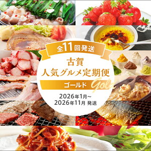 【ふるさと納税】古賀人気グルメ定期便 ゴールド【年11回発送】 (もつ鍋・あまおう・味噌豚ステーキ・クレームブリュレ・彩りたこ・ジェラート・ベーコン・ピザ&ドリア・博多和牛・焼