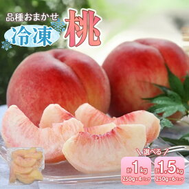 【ふるさと納税】 ＜選べる容量＞ 摘みたて瞬間★品種おまかせ 冷凍もも 小分けパック 250g×4P / 250g×6P モモ 桃 あかつき なつおとめ 川中島白桃 果物 果実 フルーツ お取り寄せ 福岡県産 国産 九州 福岡県 福津市 送料無料【2026年8月より順次発送】 [Z0157r] [Z0158r]