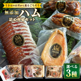 【ふるさと納税】【選べる種類】イビサスモークレストラン 無添加スモークハム＆ソーセージセット・無添加熟成生ハム＆スペイン式サラミセット・無添加スモーク＆熟成ハムセット 肉 加工肉 お肉 詰め合わせ 冷蔵 送料無料 福岡県 うきは市