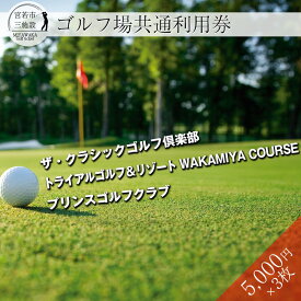 【ふるさと納税】宮若市内ゴルフ場 3施設 共通利用券5,000円分×3枚 合計15,000円分　[M46] ゴルフ プレー 食事 チケット 誕生日プレゼント 父の日 祖父 クーポン スポーツ 体験 福岡県