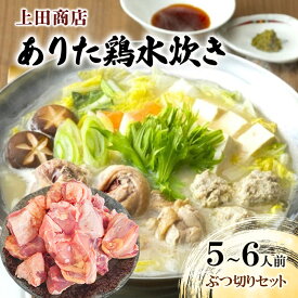 【ふるさと納税】上田商店 ありた鶏 水炊き セット 【5～6人前】追い地どりセット