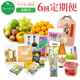【ふるさと納税】D1 【奇数月6回定期便】隔月届くみやまの逸品 計6回 フルーツ 野菜 いちご あまおう トマト 海苔 茶 新茶 米 旬 セット 詰め合わせ 定期発送 定期便 送料無料