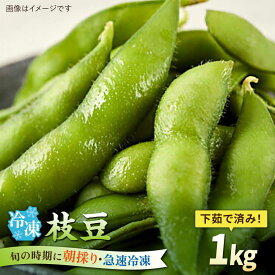 【ふるさと納税】枝豆 1kg 冷凍 旬の時期に急速冷凍 【福岡県糸島産】 糸島市 / オーガニックナガミツファーム 野菜 えだまめ[AGE052] 21000円 2万1千円