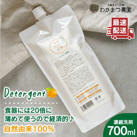 【ふるさと納税】農香《のうか》シリーズ◎万能せんざい 濃縮洗剤(700ml)《糸島》【わかまつ農園】[AHB001] 13000円