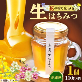 【ふるさと納税】糸島生はちみつ 1個 糸島市 / 糸島げんき工房[AKR001] はちみつ ハニー 9000円 9千円
