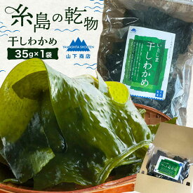 【ふるさと納税】【大容量サイズ】 いとしま 干しわかめ 50g×1袋 糸島市 / 山下商店【いとしまごころ】 乾物 乾燥わかめ[ANA037] 干しワカメ 乾物 常温 5000円 5千円