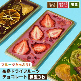 【ふるさと納税】【数量限定】糸島ドライフルーツチョコレート3種 ギフトBOX入り《糸島》【itoshimacco《（株）やました》】 [ARJ017] いとしまっこ 20000円 2万円