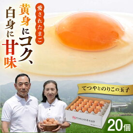 【ふるさと納税】【お歳暮対象】てつやとのりこの玉子 【 20個 】 糸島市 / 板垣ファーム 卵 たまご 鶏卵[AWD015] 卵 たまご 常温 7000円 7千円
