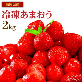 【ふるさと納税】『自然環境農法』で育てた福岡県産 冷凍あまおう 2kg＜おおきべりー株式会社＞ 那珂川市 | いちご フルーツ くだもの 果物 あまおう 九州産 苺 国産 冷凍いちご [GZE005] 20000 20000円 2万円 以下