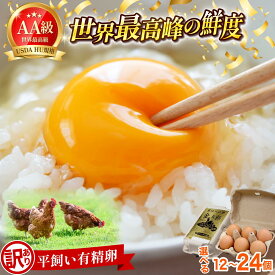 【ふるさと納税】寄附額改定↓ ＜選べる容量＞【訳あり】鮮度AA級の世界最高ランク 金太郎卵 平飼い たまご 12個（6個×2パック）|卵 玉子 鶏卵 産地直送 新鮮 濃厚 卵かけご飯 わけあり ワケあり 冷蔵 送料無料 福岡県 那珂川市