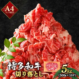 【ふるさと納税】 ＜選べる容量/回数＞【訳あり】博多和牛 切り落とし 500g～5kg