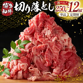 【ふるさと納税】 訳あり 博多和牛 切り落とし 250g 500g 1kg 5kg 選べる量 1回 3回 6回 12回 発送回数 [MEAT PLUS 福岡県 宇美町 um40azp010045] 牛肉 切落し 肉 肩肉 バラ肉 和牛 1パック 5パック 10パック