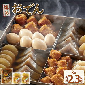 【ふるさと納税】博多おでんセット3個（1人前×2袋、3〜4人前×1袋） 屋台 おでん 鍋 鍋セット レトルト パック おでんだね こんにゃく ちくわ 大根 ごぼう やきやま 食品 加工食品 おつまみ 晩御飯 ビール 保存食 長期保存 ロングセラー あごだし 人気 送料無料 BZ022