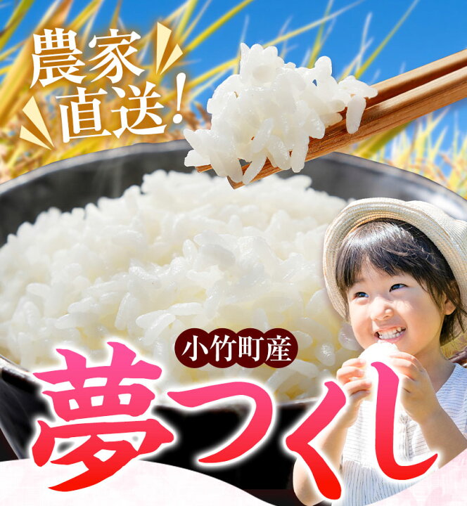 楽天市場】【ふるさと納税】令和7年産 夢つくし 定期便 精米 5kg 10kg 