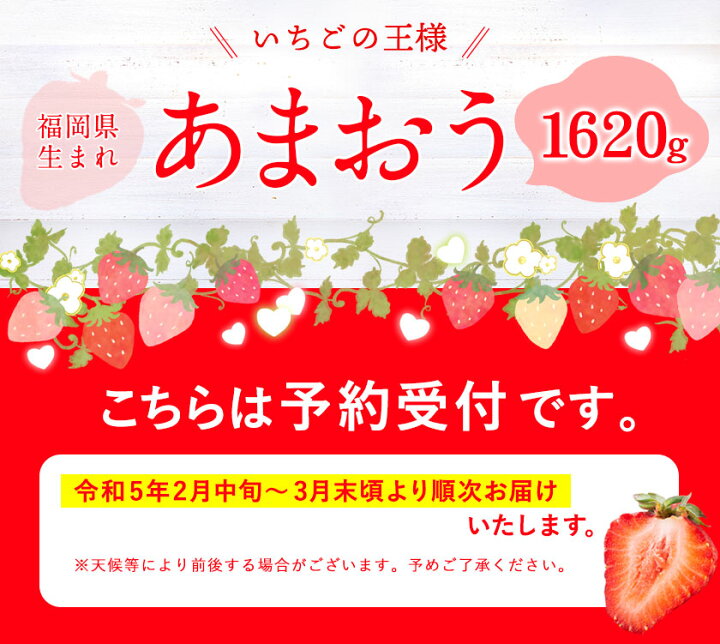 楽天市場】【ふるさと納税】 あまおう いちご 1620g 先行予約(約270g×6パック) 送料無料《令和5年2月中旬-3月末頃より順次出荷》ふるさと納税いちご 福岡県 鞍手郡 【鞍手町】 スムージー : 福岡県鞍手町 楽天市場】【ふるさと納税】 あまおう いちご 1620g 先行予約(約270g×6パック) 送料無料《令和5年2月中旬-3月末頃より順次出荷》ふるさと納税いちご 福岡県 鞍手郡 【鞍手町】 スムージー : 福岡県鞍手町