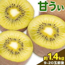 【ふるさと納税】☆2026年出荷☆ 甘うぃ 約1.4kg 9-20玉前後 《10月中旬-11月末頃出荷》福岡県 鞍手郡 鞍手町 キウイフルーツ キウイ 福岡県オリジナル 新品種 甘うぃ 果物 くだもの フルーツ【配送不可地域あり】