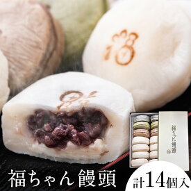 【ふるさと納税】福ちゃん饅頭 計14個入り(7種類×各2個) 福本工房 《30日以内に順次出荷(土日祝除く)》まんじゅう 和菓子 スイーツ 福岡県 鞍手郡 鞍手町