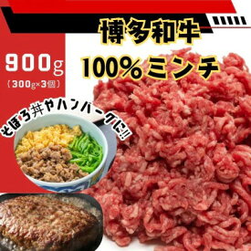 【ふるさと納税】〈選べるお届け内容〉博多和牛100％ミンチ（挽肉）【訳あり】【和牛 博多和牛 福岡 筑前町 おすすめ 人気 ミンチ 挽肉 ひき肉 訳あり ふるさと納税 送料無料 FL054MP】