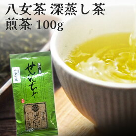 【ふるさと納税】【ポスト投函】 八女茶 深蒸し茶 煎茶 100g お茶 茶 福岡県