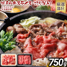 【ふるさと納税】《通常配送or先行予約》訳あり 博多和牛しゃぶしゃぶすき焼き750gセット 黒毛和牛 お取り寄せグルメ お取り寄せ お土産 九州 福岡土産 取り寄せ グルメ MEAT PLUS CP004