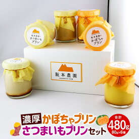 【ふるさと納税】濃厚 かぼちゃプリン さつまいもプリン セット 各3個入 計6個 プリン 洋菓子 かぼちゃ カボチャ パンプキンプリン さつまいも サツマイモ 紅はるか スイーツ デザート 手土産 詰め合わせ お取り寄せ 福岡県 香春町 送料無料