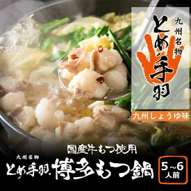 【ふるさと納税】博多 もつ鍋 セット 九州 しょうゆ味 5-6人前 [a9205] 株式会社フェリックス ※配送不可：離島【返礼品】添田町 ふるさと納税