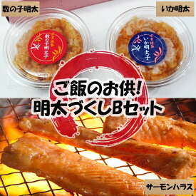 【ふるさと納税】ご飯のお供!辛子明太づくしBセット(数の子明太子・いか明太子・サーモンハラス明太漬) [a9511] 株式会社マル五 ※配送不可：離島【返礼品】添田町 ふるさと納税