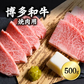 【ふるさと納税】 博多和牛焼肉用　500g 3C7-S