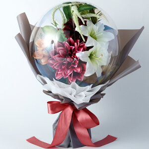 yӂ邳Ɣ[ŁzFlower balloon t[o[ փA[eBtBVt[ ԑ^Cv 1_ F܂ 30cm×45cm×60cm  o[ 蕨 ƒp CeA  c 