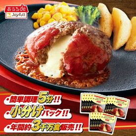 【ふるさと納税】【人気No.1】ハンバーグ 牛肉100%【個数・お届け回数が選べる】120g セット (チーズイン+トマトソース)《築上町》【株式会社 ジョイフル】[ABAA004] 小分け 定期便