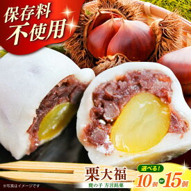 【ふるさと納税】 栗大福 (10個 / 15個)【 老舗菓子屋 鹿の子】 方言銘菓 和菓子 栗 餅 大福 銘菓 セット 詰め合わせ 菓子 スイーツ おやつ 特産品《築上町》 [ABAC003]