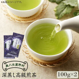 【ふるさと納税】奥八女星野村 深蒸し高級煎茶(深蒸し茶)100g×2袋《築上町》【株式会社ベネフィス】 八女茶 [ABDF025] 13,000円